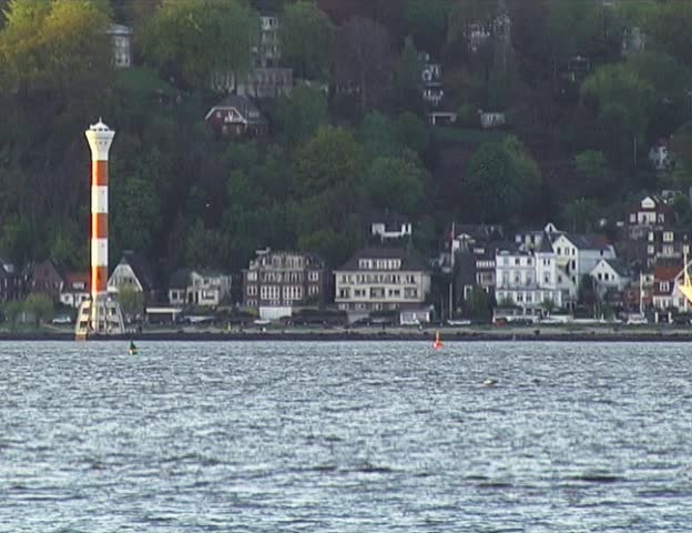 Elbe river near Hamburg