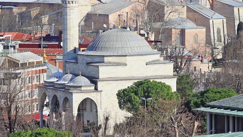 Hagia Sophia, Istanbul, Turkey. (Tilt) Often described as the greatest work of