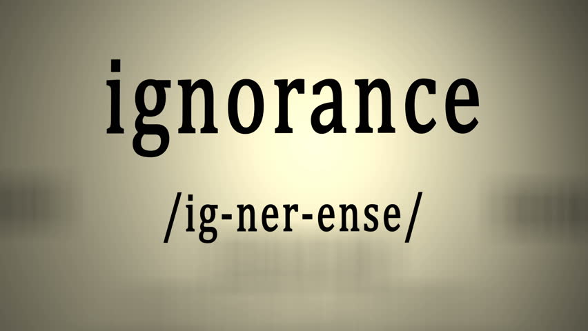 Definition: Ignorance, animation Royalty-Free Stock Footage #32688721