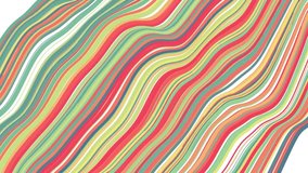 abstract soft color yellow red thread lines flowing waving animation background - New quality universal motion dynamic animated colorful joyful music video footage