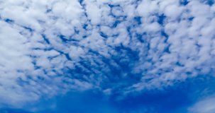 cloud and blue sky time lapse 4K resolution video ,beautiful sun light