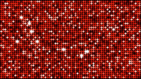 Red reflectors and sparkles – seamless looping
 Stock Video