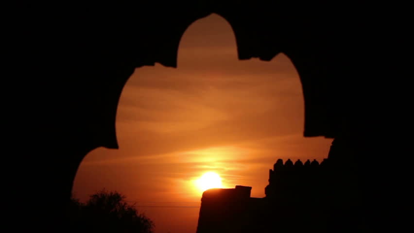 sunset in rajasthan - timelapse