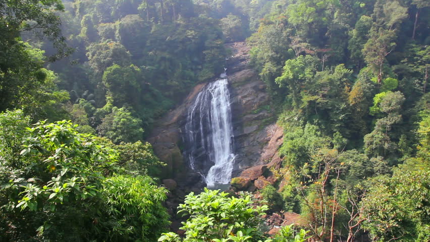 waterfall in Kerala state India
