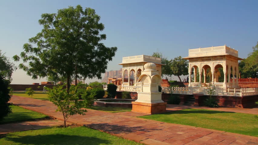 Jaswant Thada mausoleum in Jodhpur India