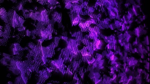 abstract digital motion background loop purple