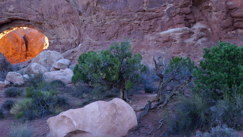 South window located in Arches National Park, Utah, USA