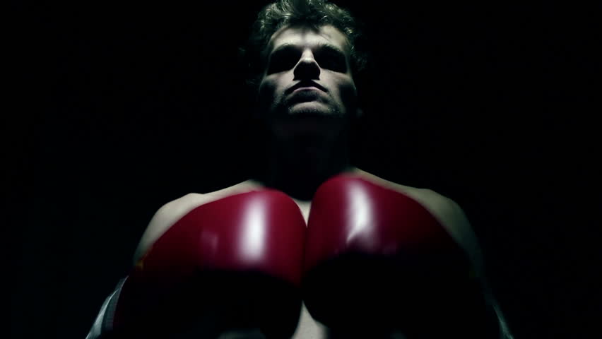 Boxer gets ready.