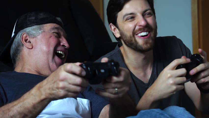 Father and Son Playing Videogame | Shutterstock HD Video #32746273