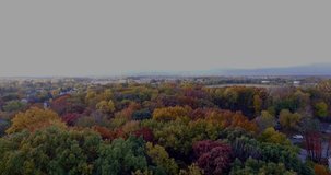 Majestic Fall Landscape from Above - Dramatic Aerial Footage (III)