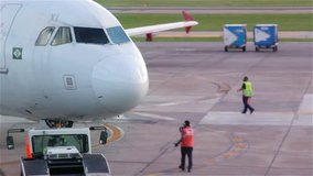 Airplane at Buenos Aires Airport, Argentina. - Powered by Shutterstock - Get 15% off with code: PIKWIZARD15