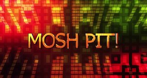 Music Rave Concert Motion Background - Mosh Pit