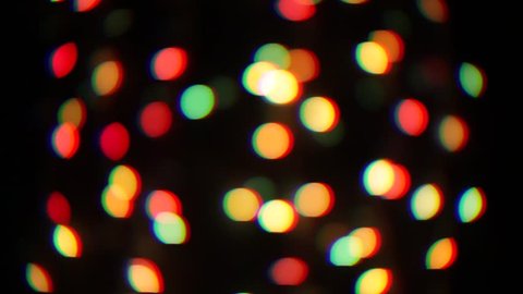 christmas bokeh light abstract holiday background. Defocused ligths of Christmas
