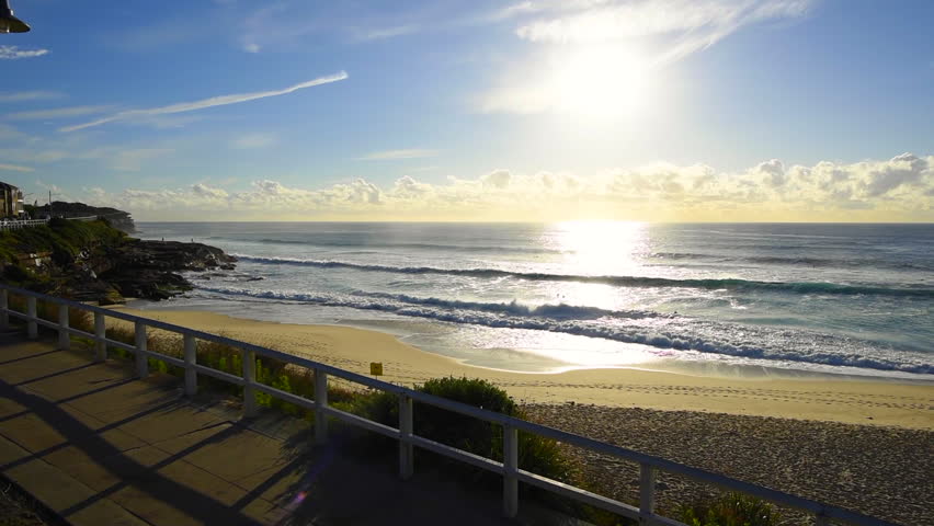 Bronte Beach Sydney Australia spring morning