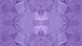 Mirror reflection purple triangle background