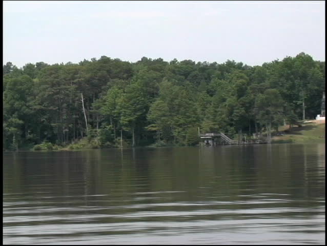 View of a Shoreline from a boat