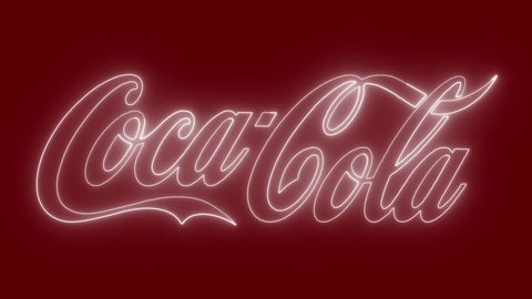 Coca Cola Logo Neon Lights Editorial Stock Footage Video (100%  Royalty-Free) 32870815 | Shutterstock
