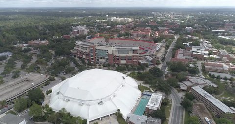 Gainesville Gators Ben hill griffin stadium Drone shot University of Florida ufl 