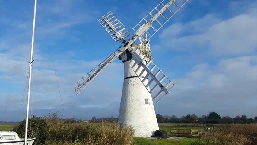 Thurne Mill, Norfolk Broads, UK