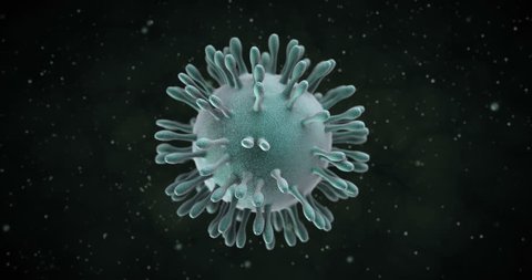 3D animation of a Mers virus 