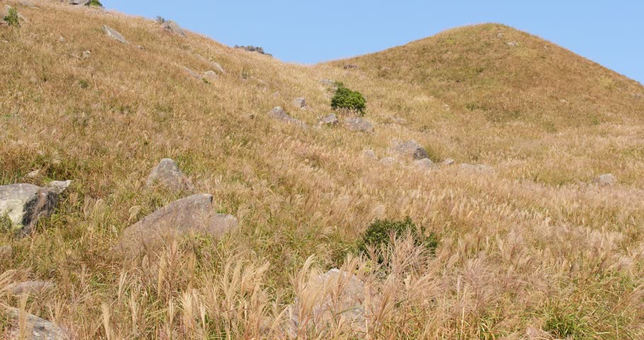 Autumn beautiful sunset peak 