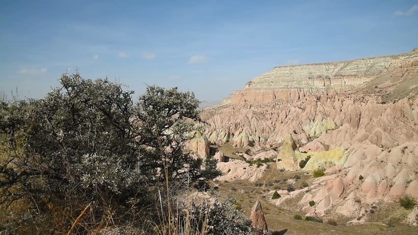 View of Red valley in Cappadocia. Nevsehir Province. Turkey