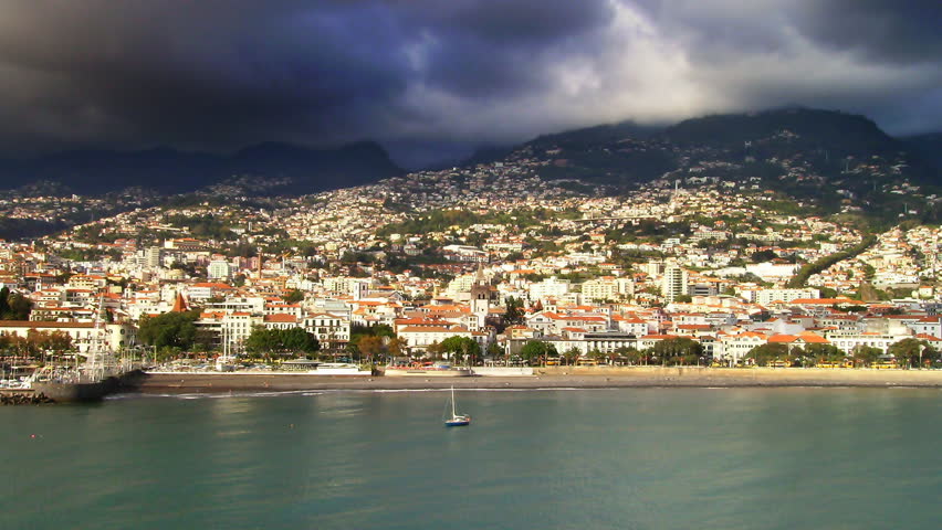 High definition time lapse of Funchal City. 