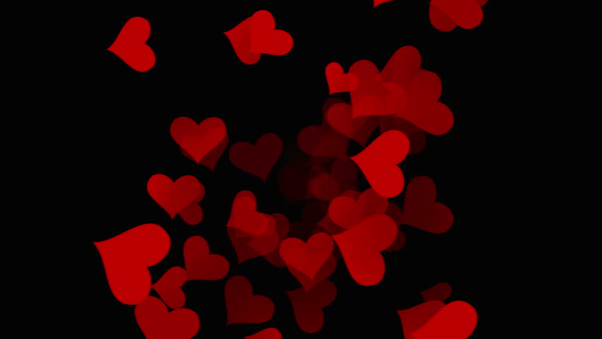Hearts On Black Cute Love Stock Footage Video 100 Royalty Free 32964268 Shutterstock