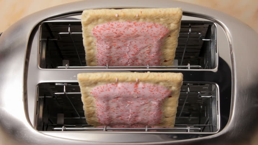 Toaster pastry in toaster