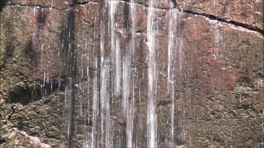 Landscape of waterfall in Santiago, Chile | Shutterstock HD Video #32977033