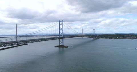 Forth Bridge Aerial Scotland