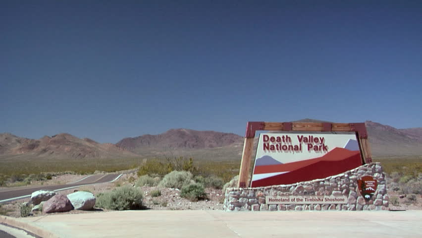The Entrance to Death Valley National Park near Beatty