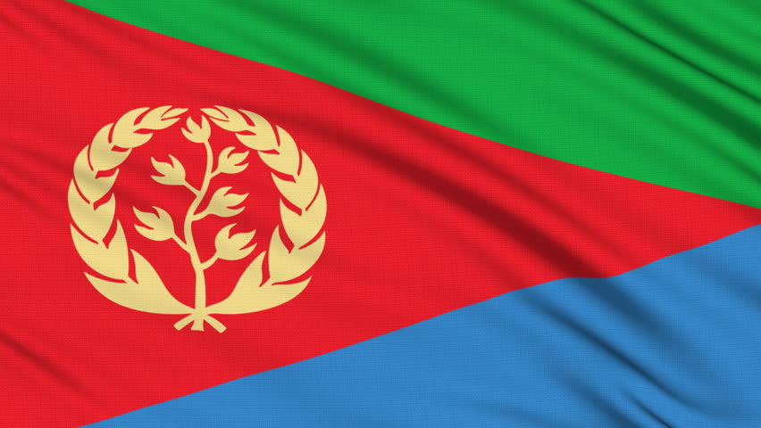 Download Eritrea Flag, with Real Structure Stock Footage Video (100% Royalty-free) 330319 | Shutterstock