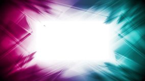 Abstract bright cyan and purple glowing motion background. Seamless looping. Video animation Ultra HD 4K 3840x2160
