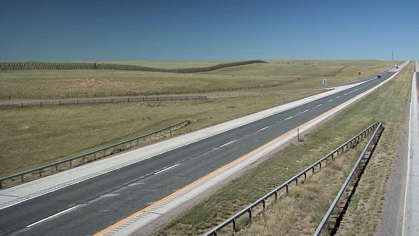 Interstate 25 North of Cheyenne, Wyoming