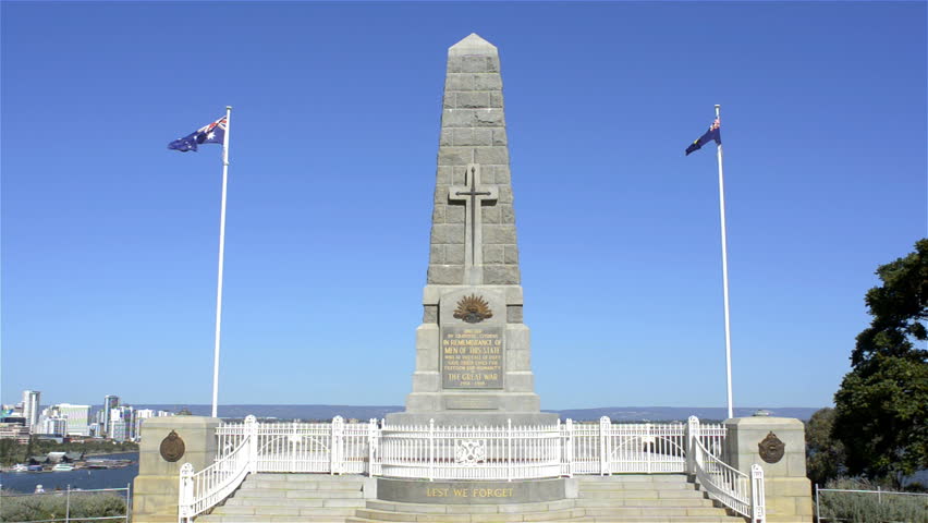 The State War Memorial in King's Park, Perth, Australia, on a beautiful summer's