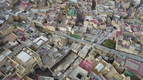 Drone aerial shoot over Casablanca Marrakesh Agadir Fez Morocco travel 