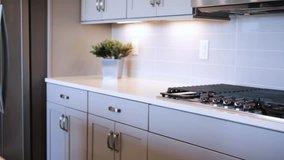 Modern residential kitchen with stainless steel appliances. - Powered by Shutterstock - Get 15% off with code: PIKWIZARD15