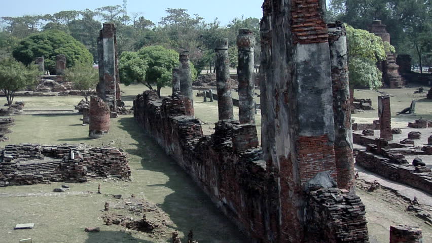 Temple Ruins of the Ancient Stock Footage Video (100% Royalty-free