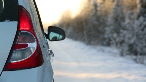 Car Accelerating On Highway When Traveling Stock Photo 1010937391 ...