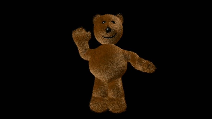Dancing Bear with Alpha Channel HD1080
