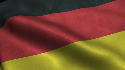 German flag seamless looping wave motion