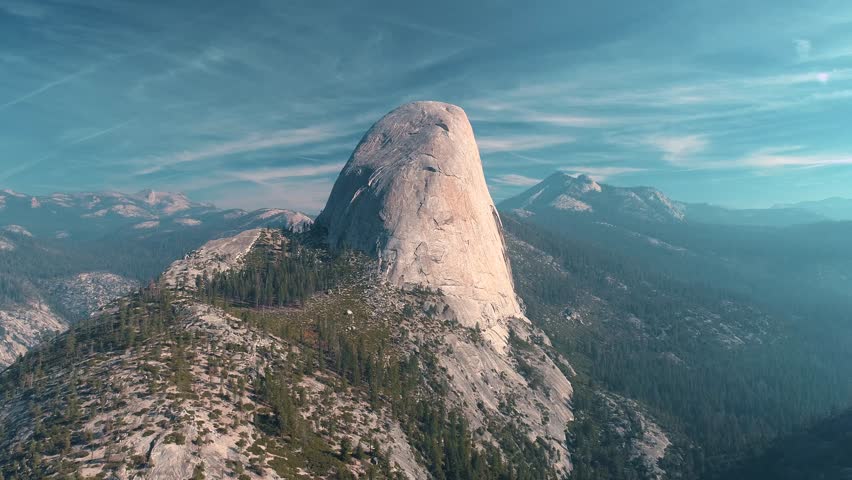 Yosemite half dome Royalty-Free Stock Footage #33222193