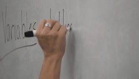 Writing on whiteboard  - Powered by Shutterstock - Get 15% off with code: PIKWIZARD15