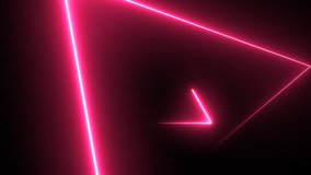 Abstract background with neon triangles. Seamless loop - Powered by Shutterstock - Get 15% off with code: PIKWIZARD15