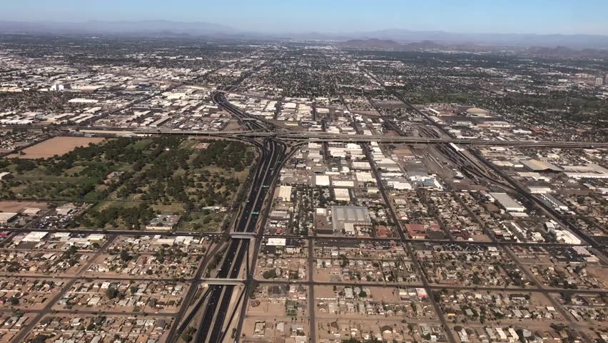 Aerial view of Phoenix Arizona