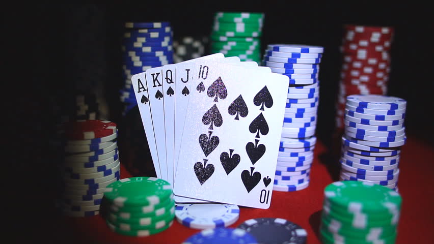 Royal Flush On Cards and Stock Footage Video (100% Royalty-free) 33316900 | Shutterstock