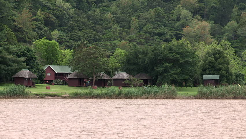 Accommodation along the Umzimvubu river near Port St Johns.
