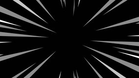 Animation of Comic speed radial background