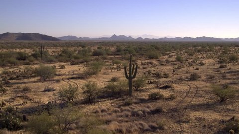 Vast expanses of desert in beautiful Arizona
